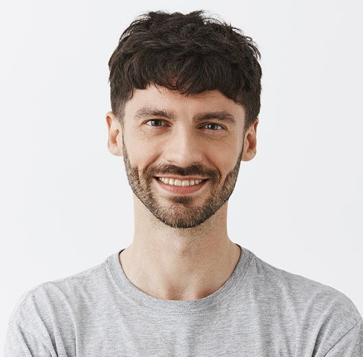 men in grey sweater